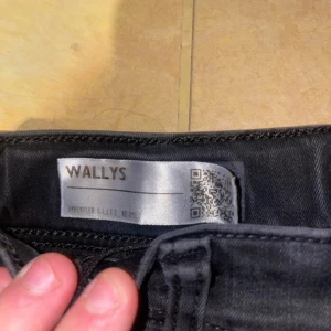 Replay svarta skinny jeans - Säljer ett par svarta Replay jeans med skinny fit och klassisk femficksdesign. Jeansen är tillverkade i stretchigt material och har en smal passform som sitter snyggt längs benen. Perfekta för dig som gillar stilrena och tajta jeans.