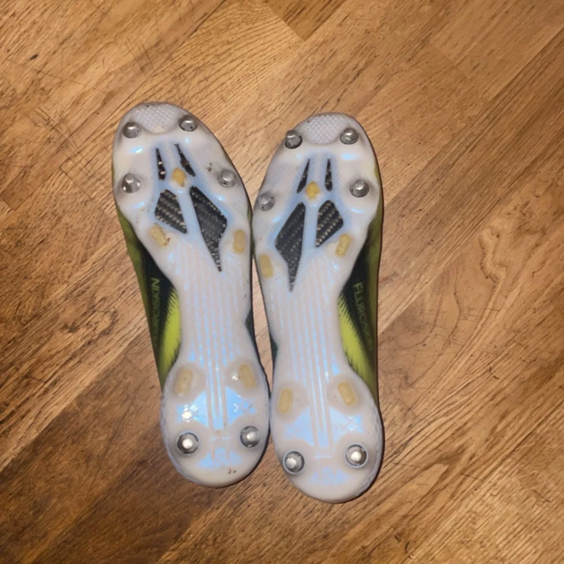 Adidas gula fotbollsskor med dobbar - 3