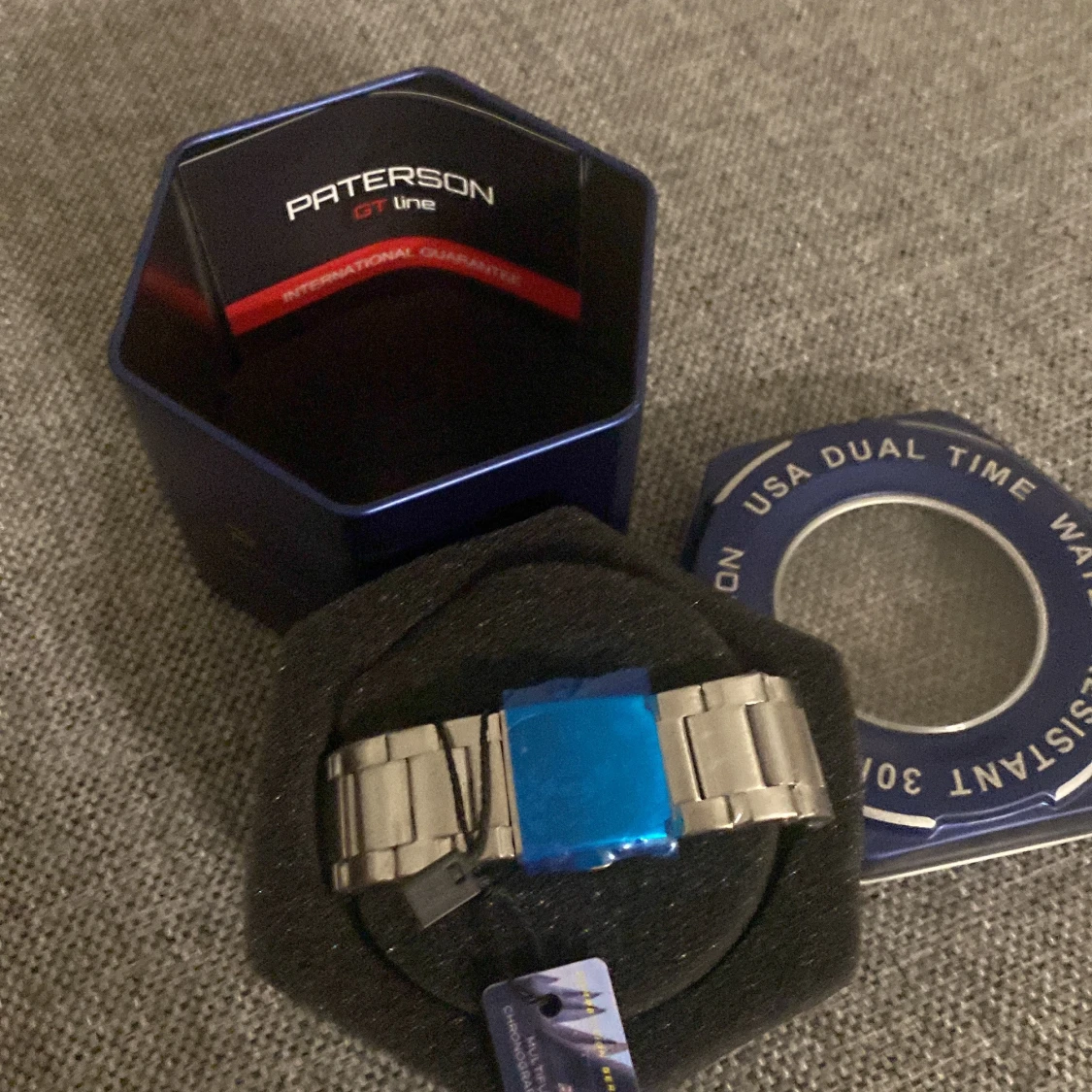 Paterson GT Line silverfärgad klocka - 1