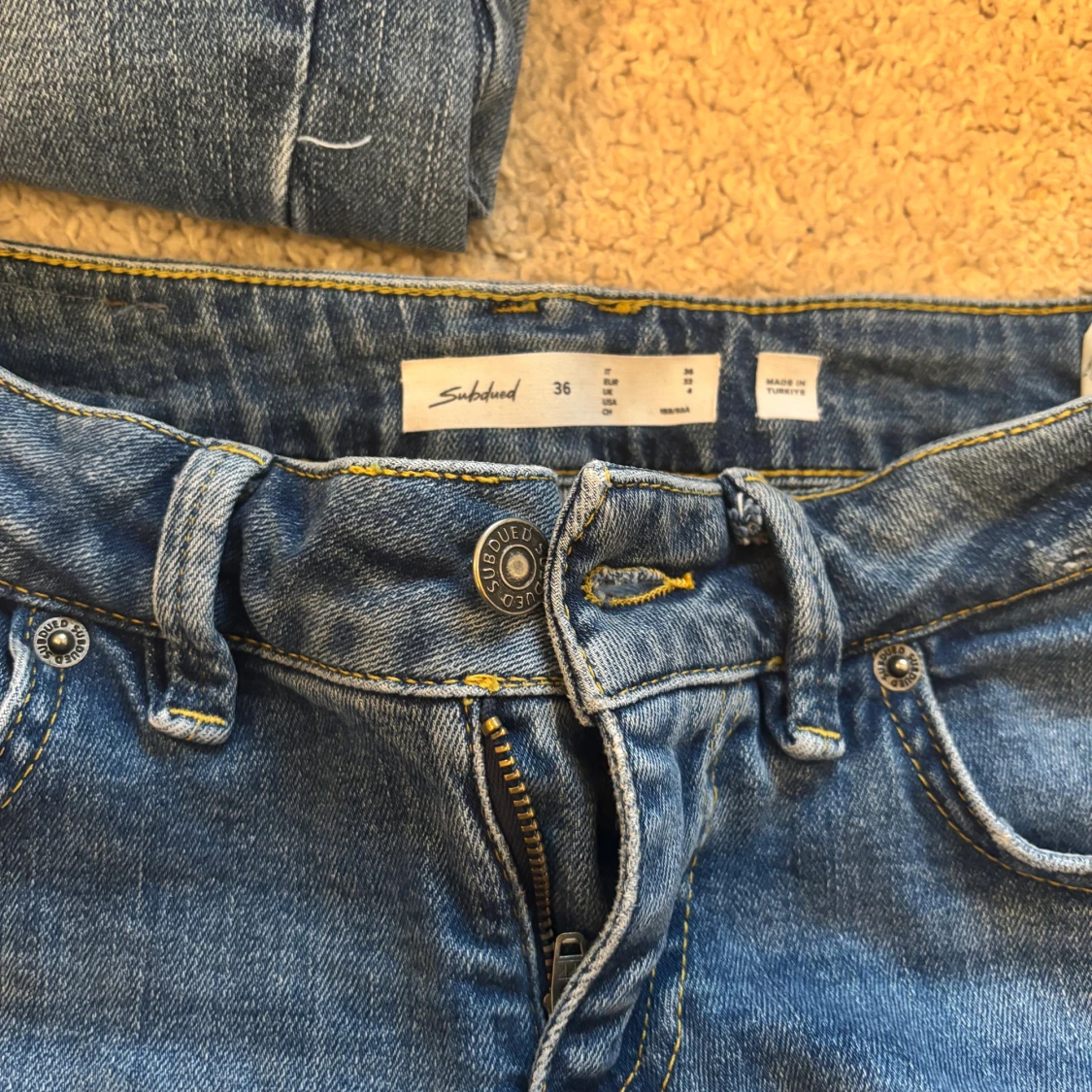 Blå jeans från Subdued, storlek 36 - 2