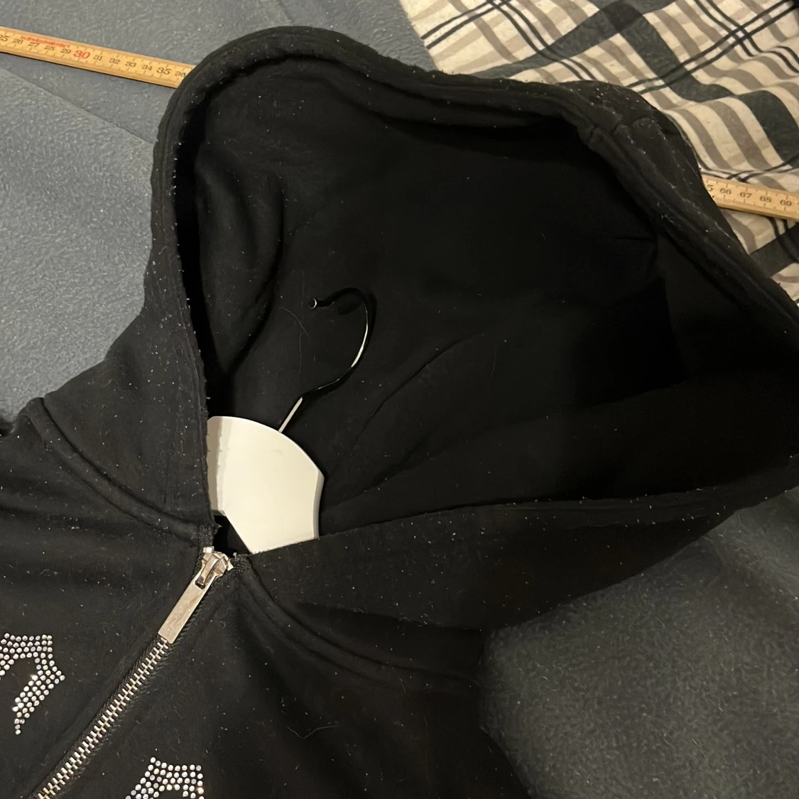 Svart hoodie med dragkedja FB Sister - 3