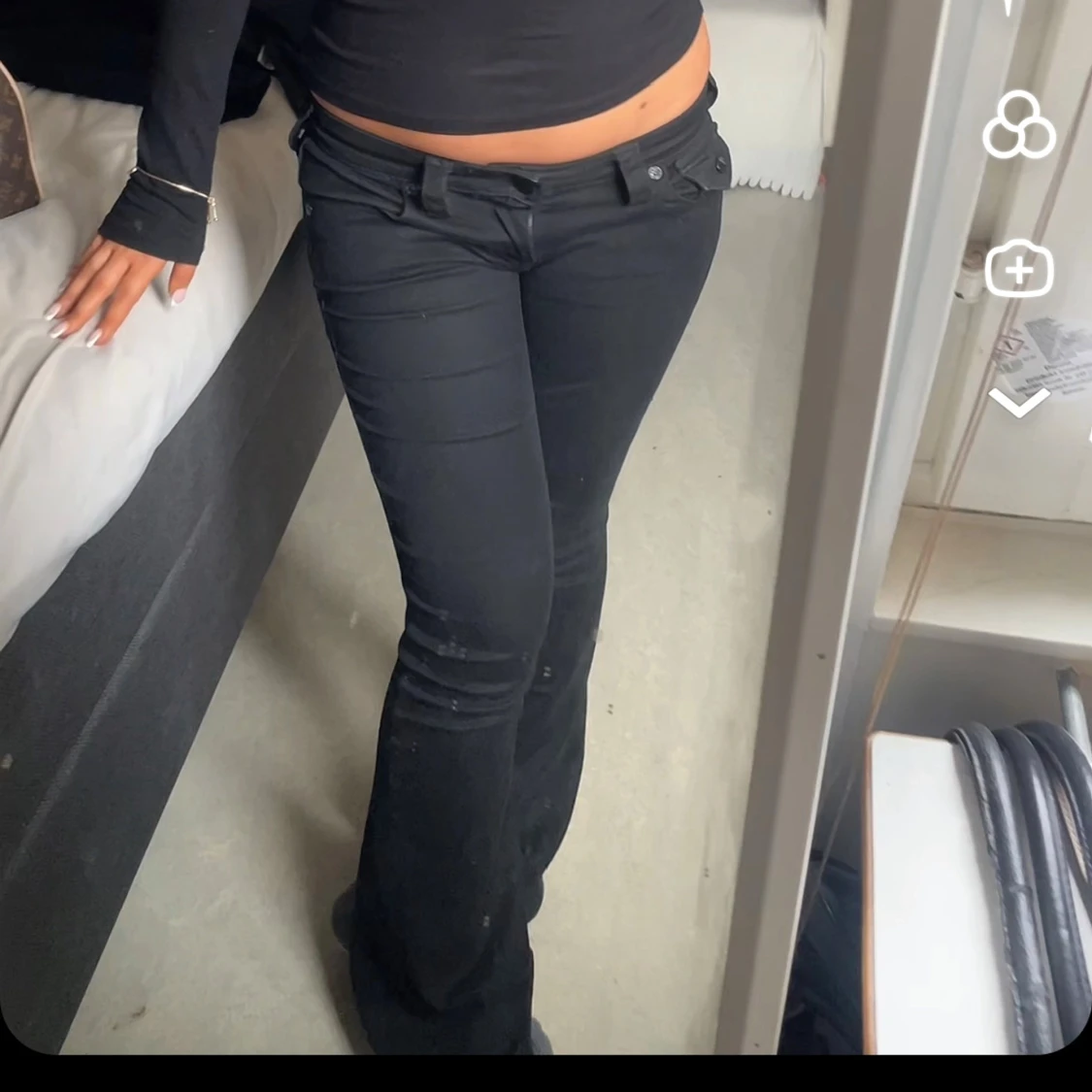 True Religion Joey Low Rise Flare jeans