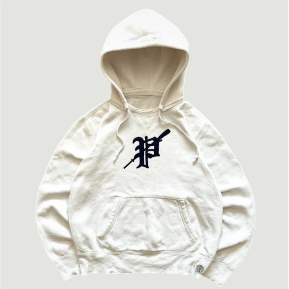 Vit hoodie från Ralph Lauren