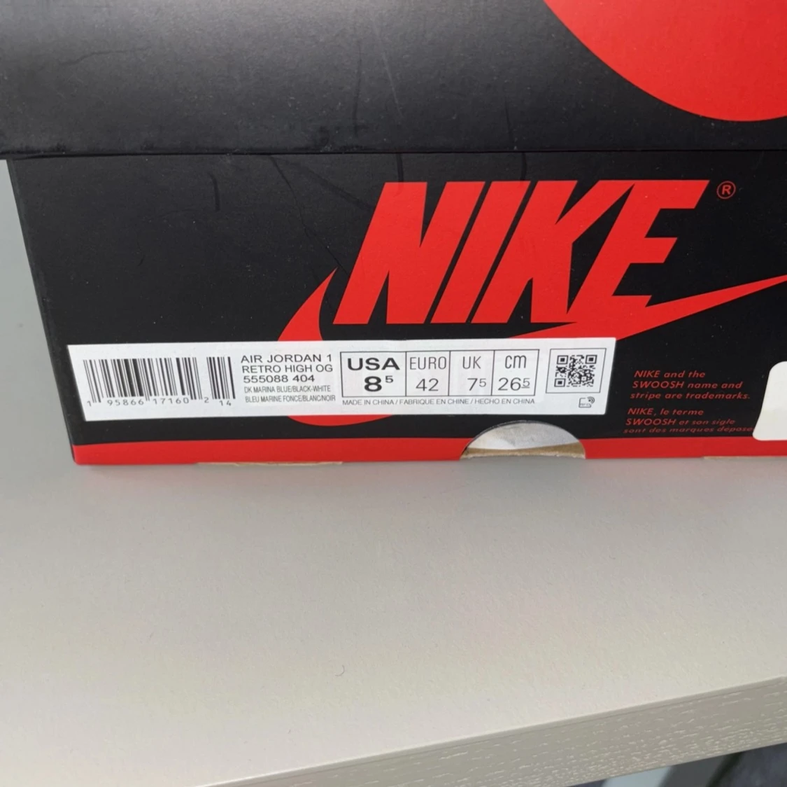 Nike Air Jordan 1 Retro High OG Marine Blue - 91