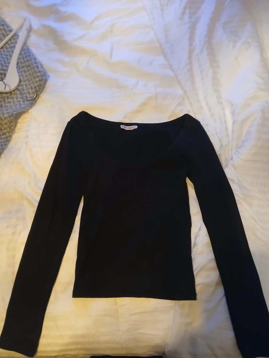 Svart långärmad topp från Zara