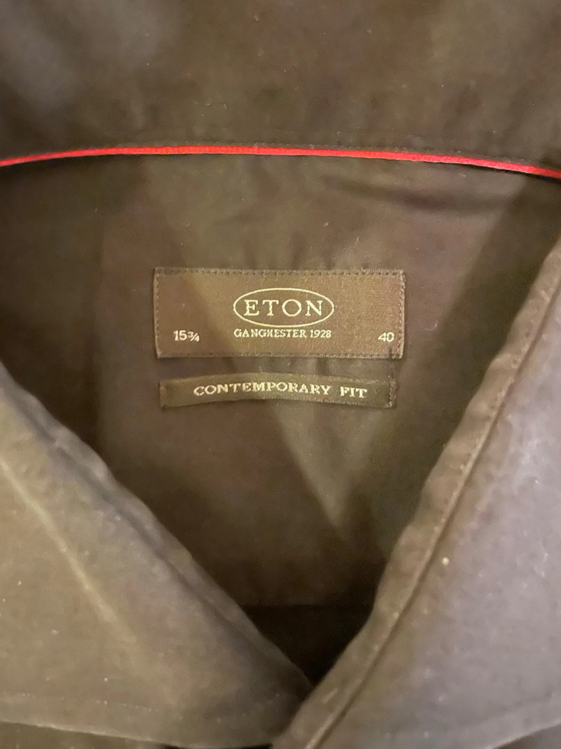 Svart skjorta från Eton Contemporary Fit - 3