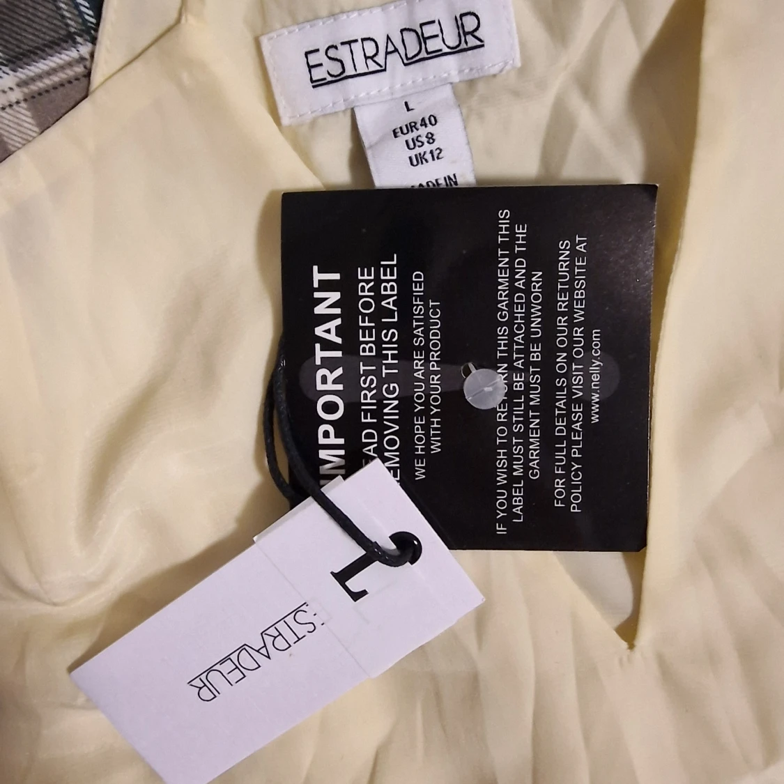 Ljusgul linnetopp från Estradeur - 2