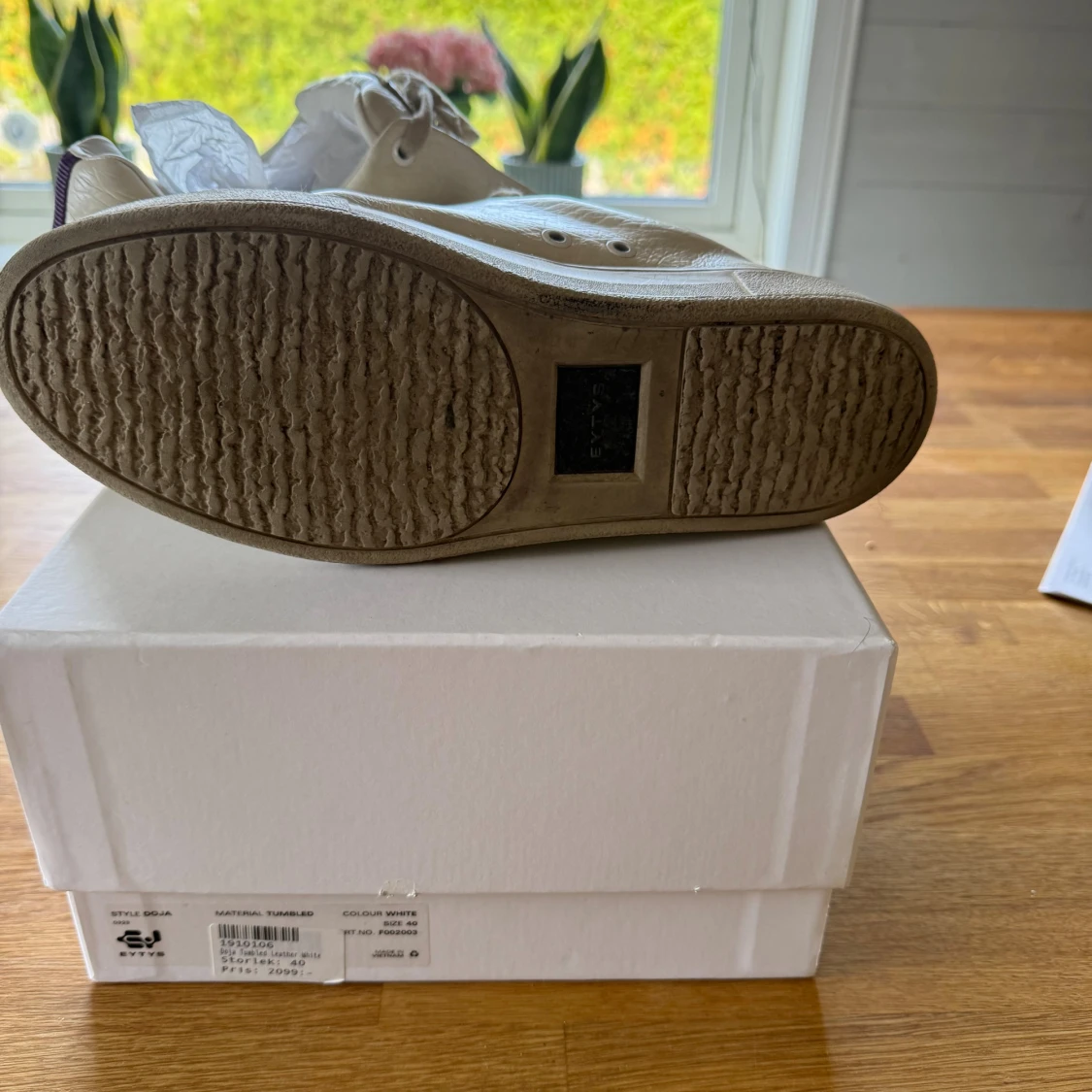 Eytys vita sneakers i skinn - 3