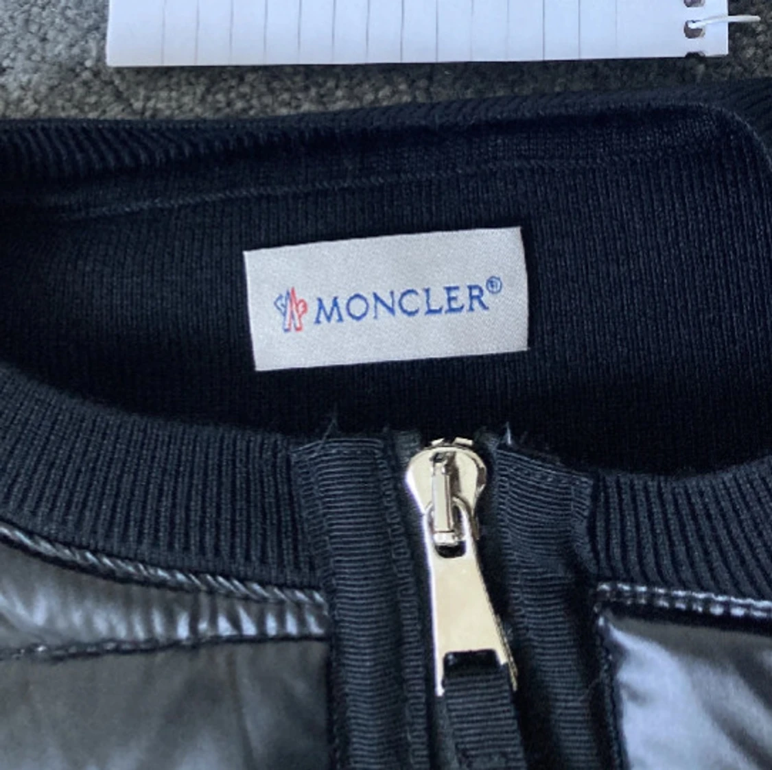 Svart Moncler cardigan jacka - 1