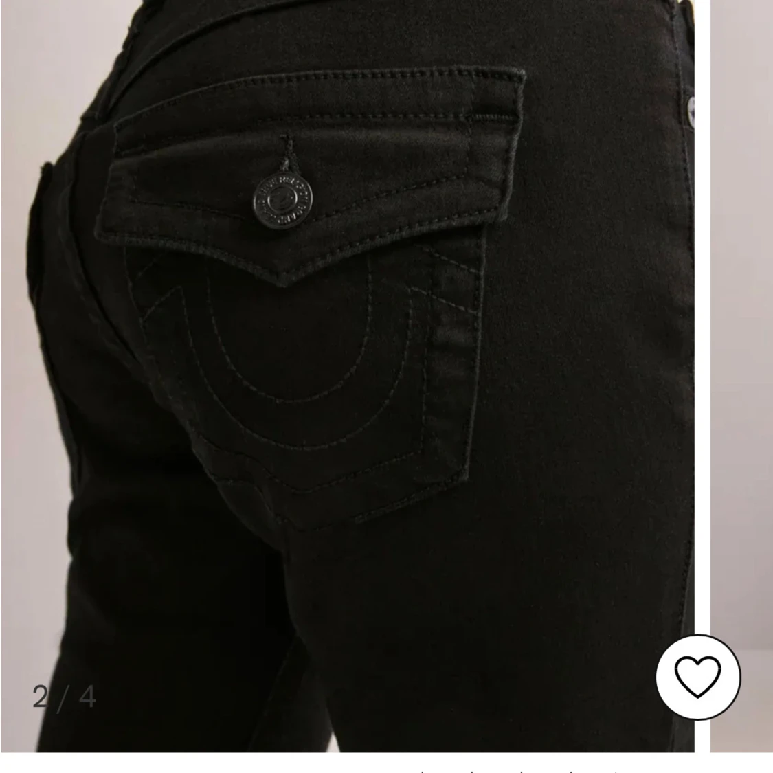 Svarta bootcut jeans från True Religion - 1