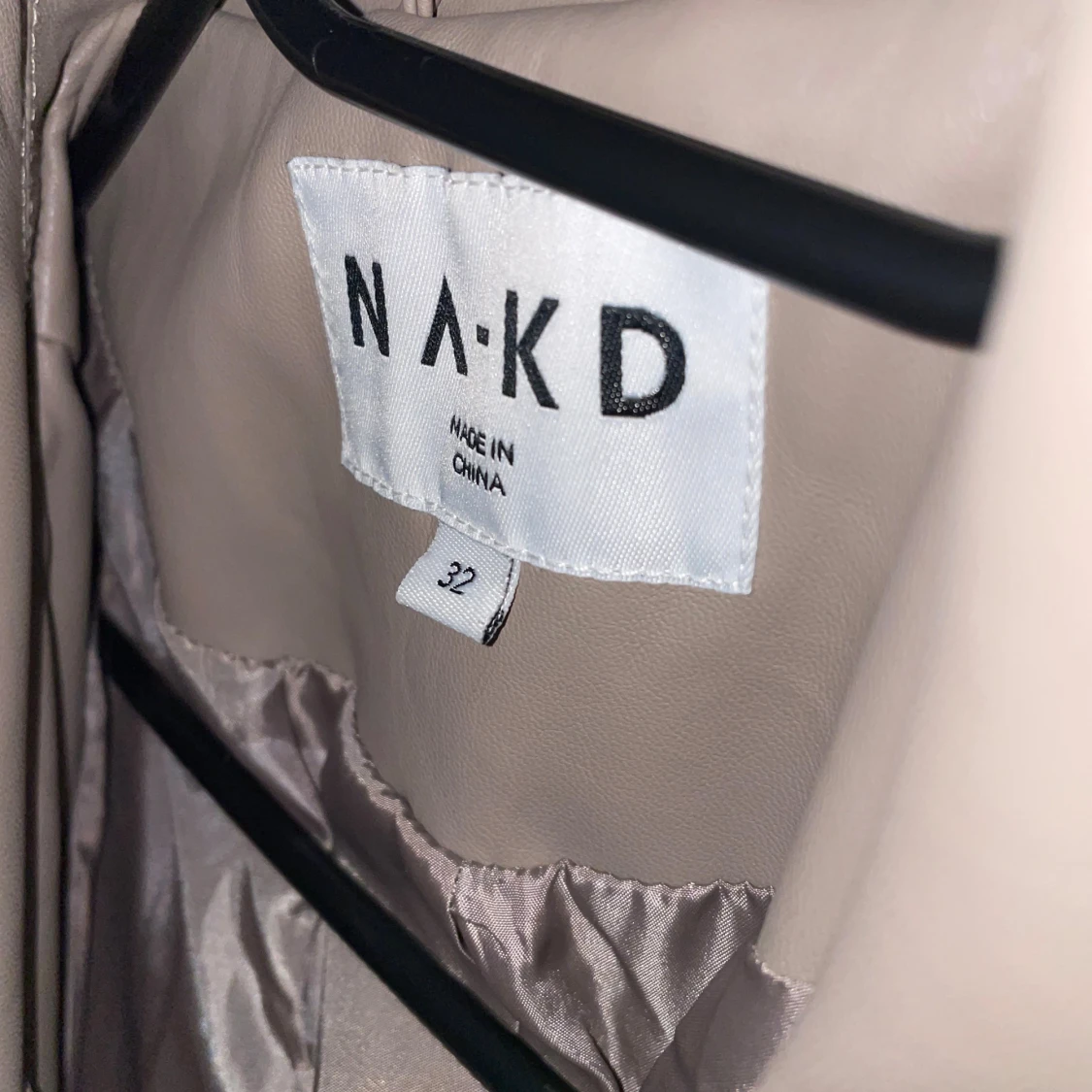 Läder trenchcoat  - 3