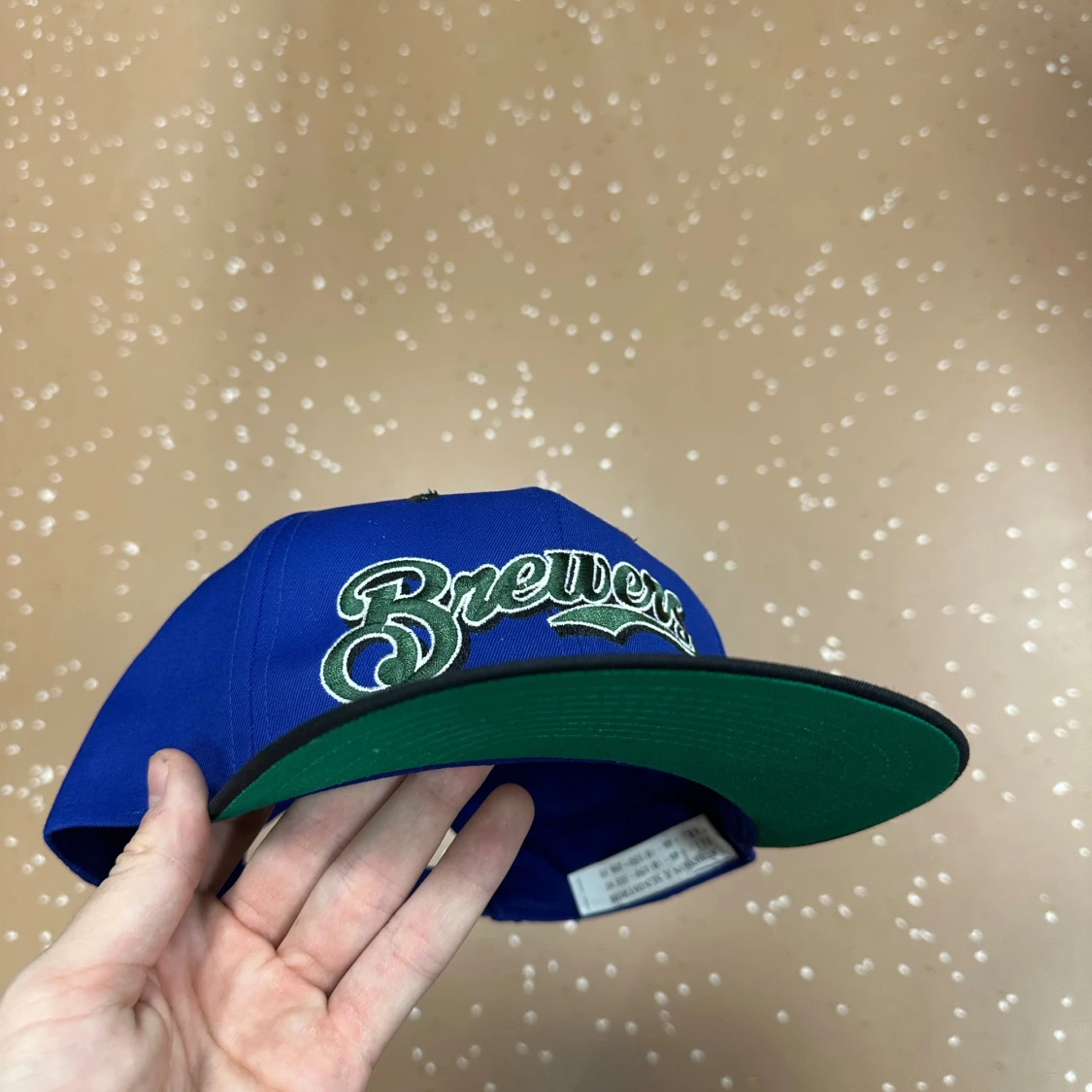 Blå Brewers snapback keps - 1