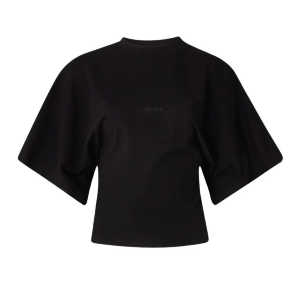 Svart croppad topp från Avora