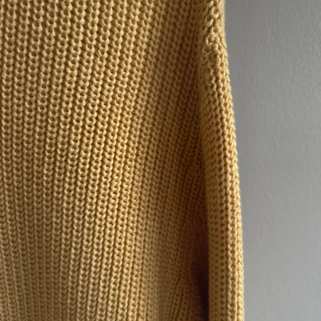 Stickad tröja i bomullsblandning XS - 4