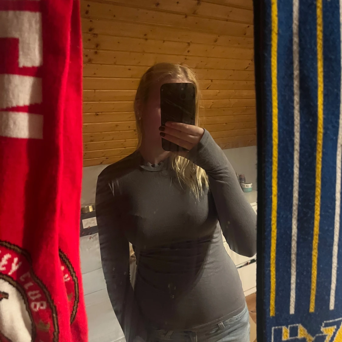 Grå långärmad topp från NLY Trend - 2