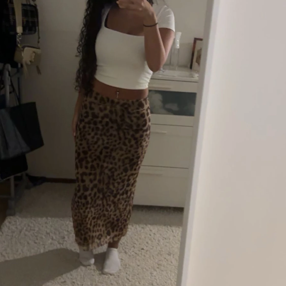 Leopard kjol från zara  - 1