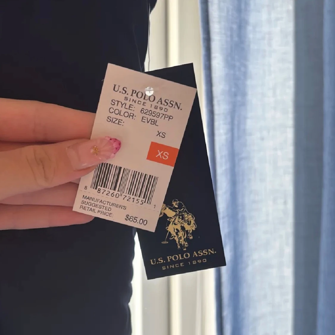 Mörkblå dunväst från U.S. Polo Assn XS - 1