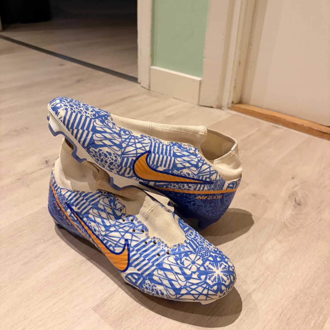 Nike Mercurial CR7 blå fotbollsskor - 4