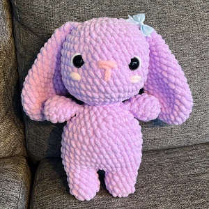 Virkad kanin - Handgjord virkad söt kanin