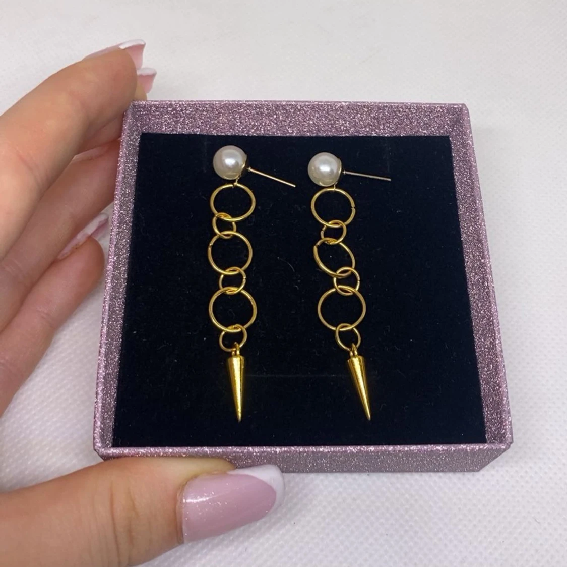 Long pearl earrings⚡️🤍 - 1