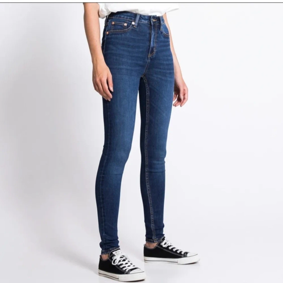 Ljusblå skinny jeans från Lager 157 XXL