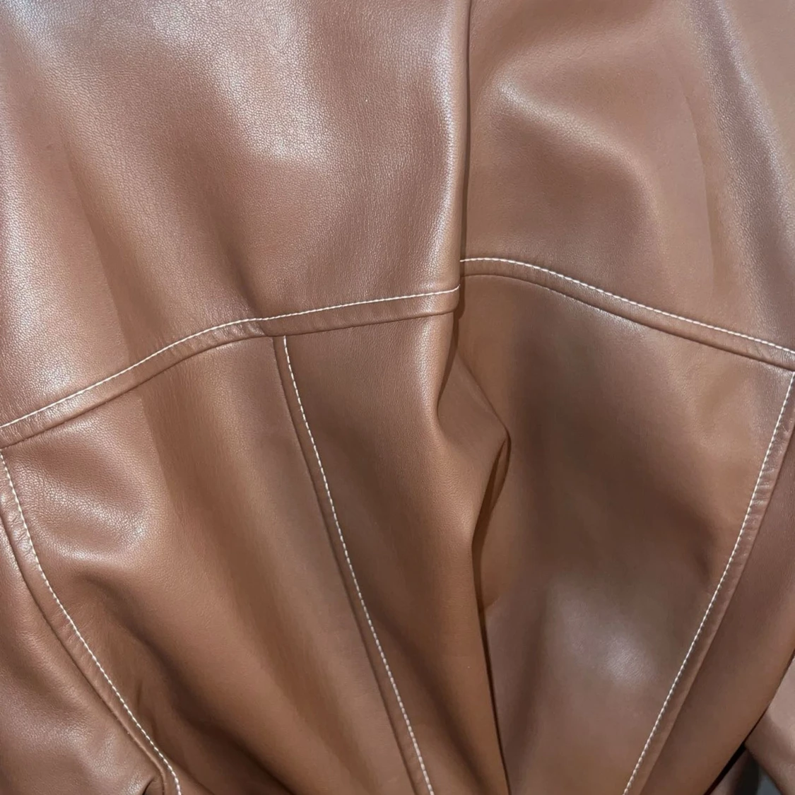 Brun skinnjacka från Bianca x Nelly - 3