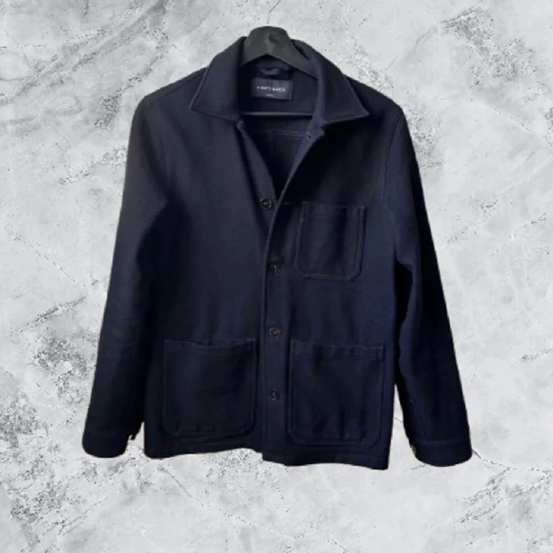 Mörkblå overshirt från A Day's March