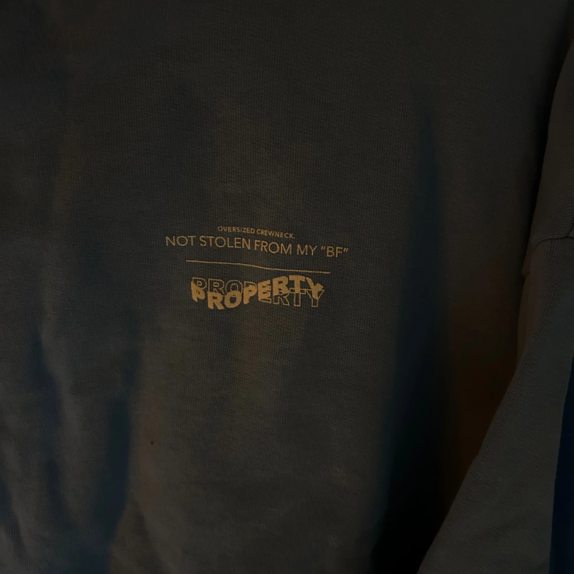 Blå oversized sweatshirt från Madlady - 1