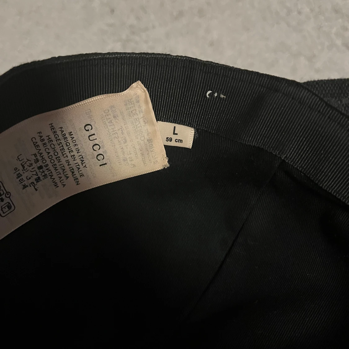 Svart Gucci keps  - 3