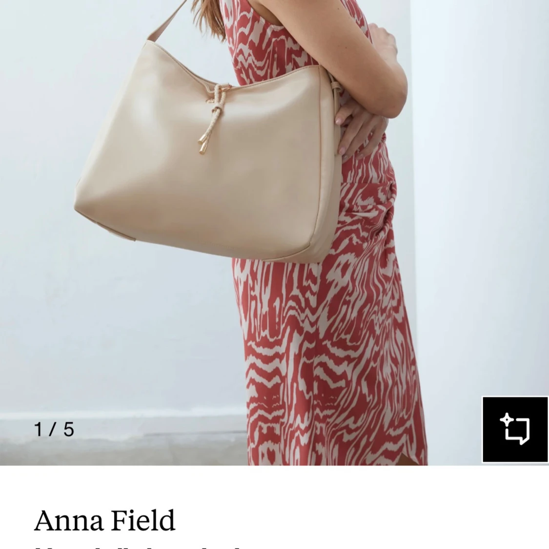 Beige axelväska från Anna Field - 1