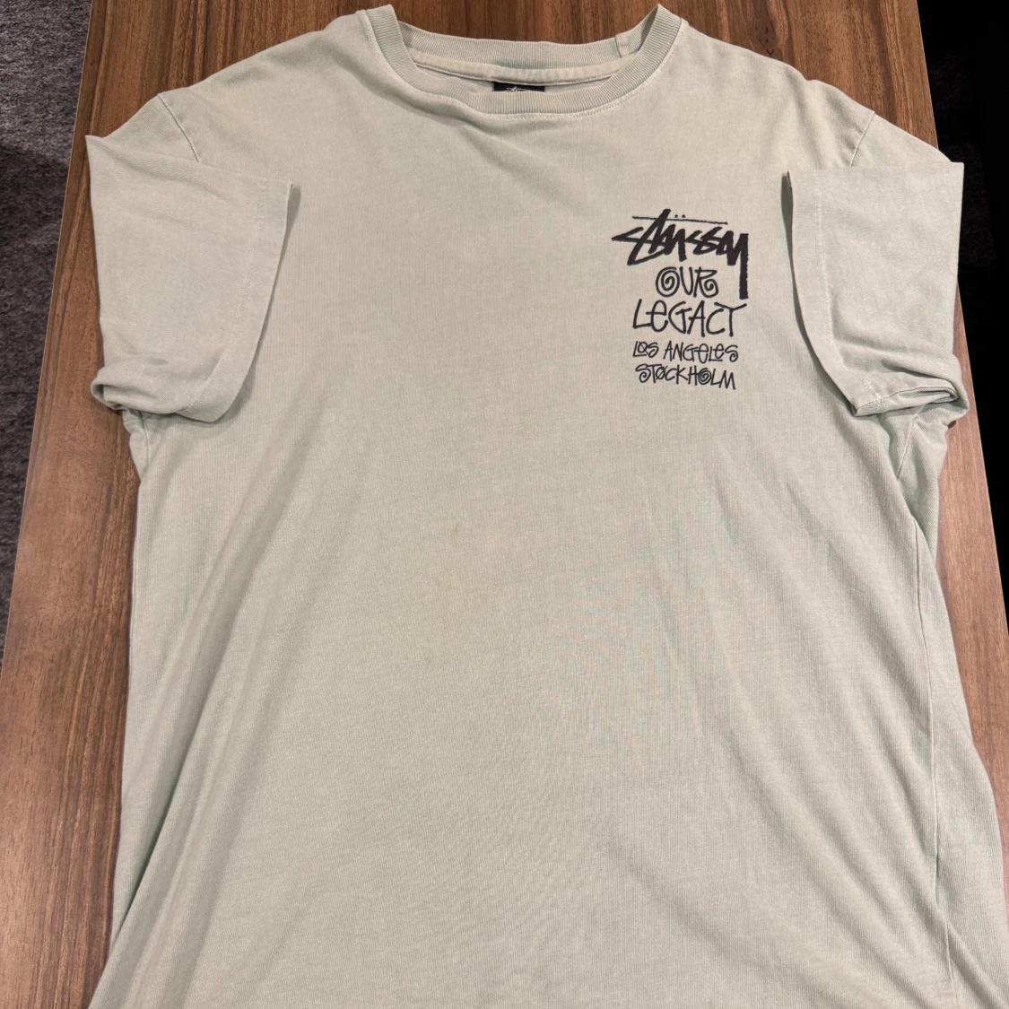 Stüssy x Our Legacy mintgrön t-shirt - 1