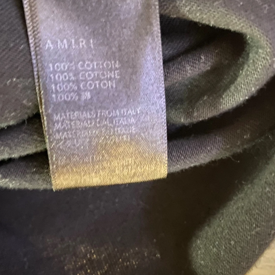 Svart AMIRI t-shirt med färgstänk - 3