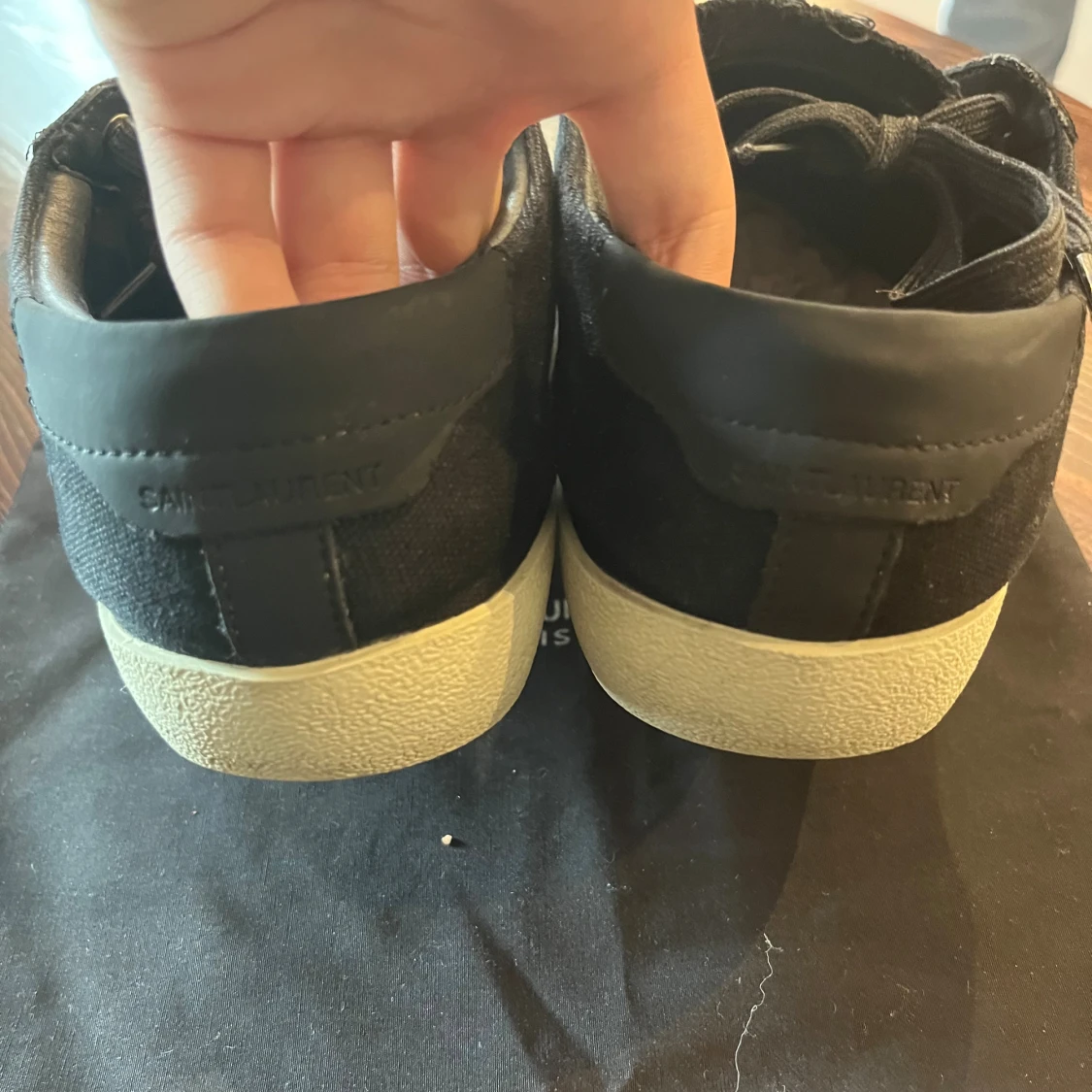 Saint Laurent svarta sneakers - 3