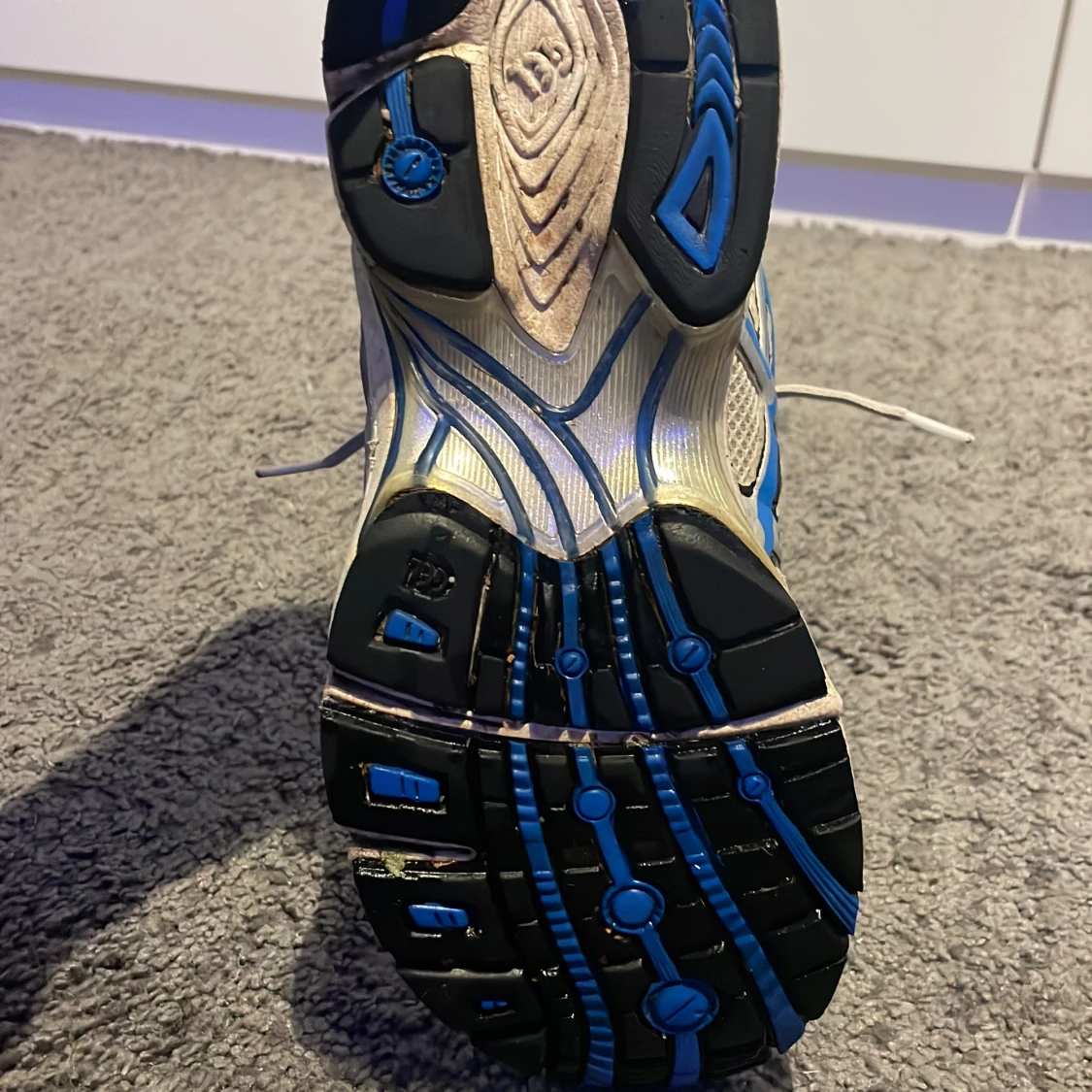 Asics GEL sneakers vit/blå 42.5 - 3