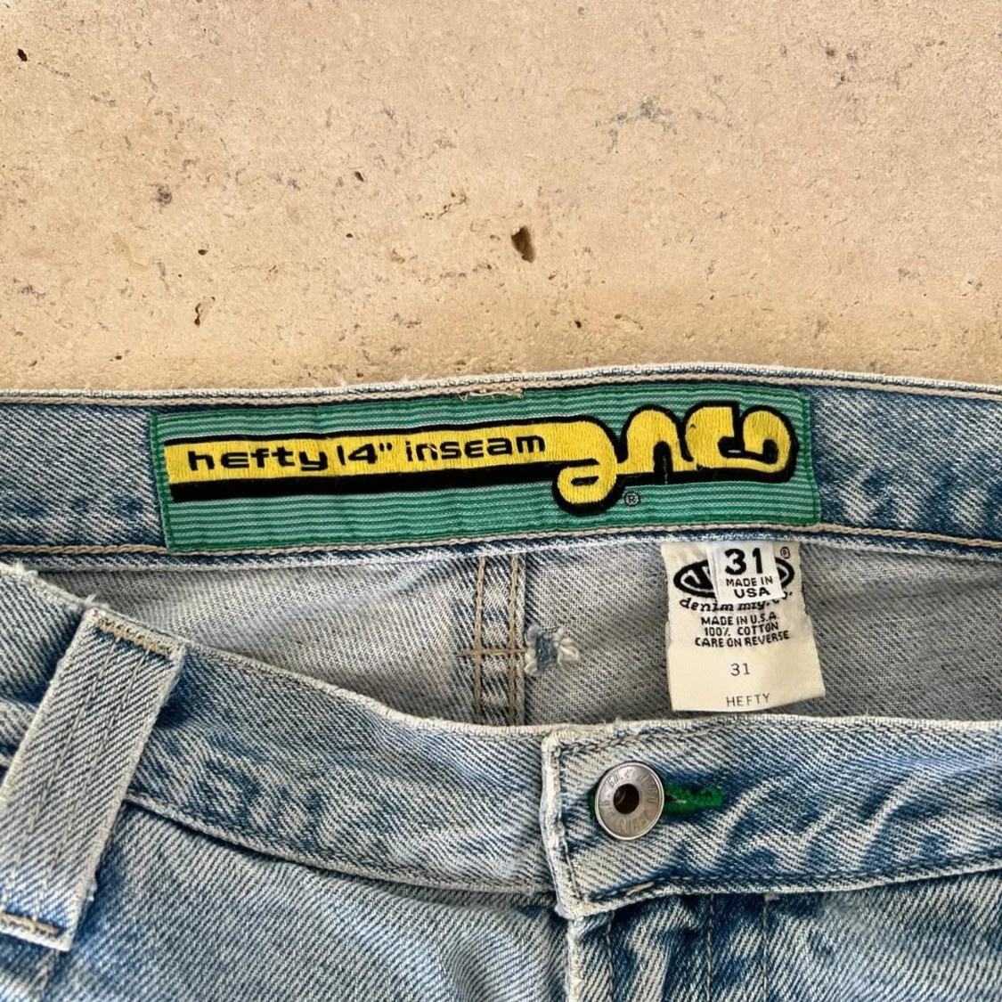 Baggy jeansshorts från Arlo - 4