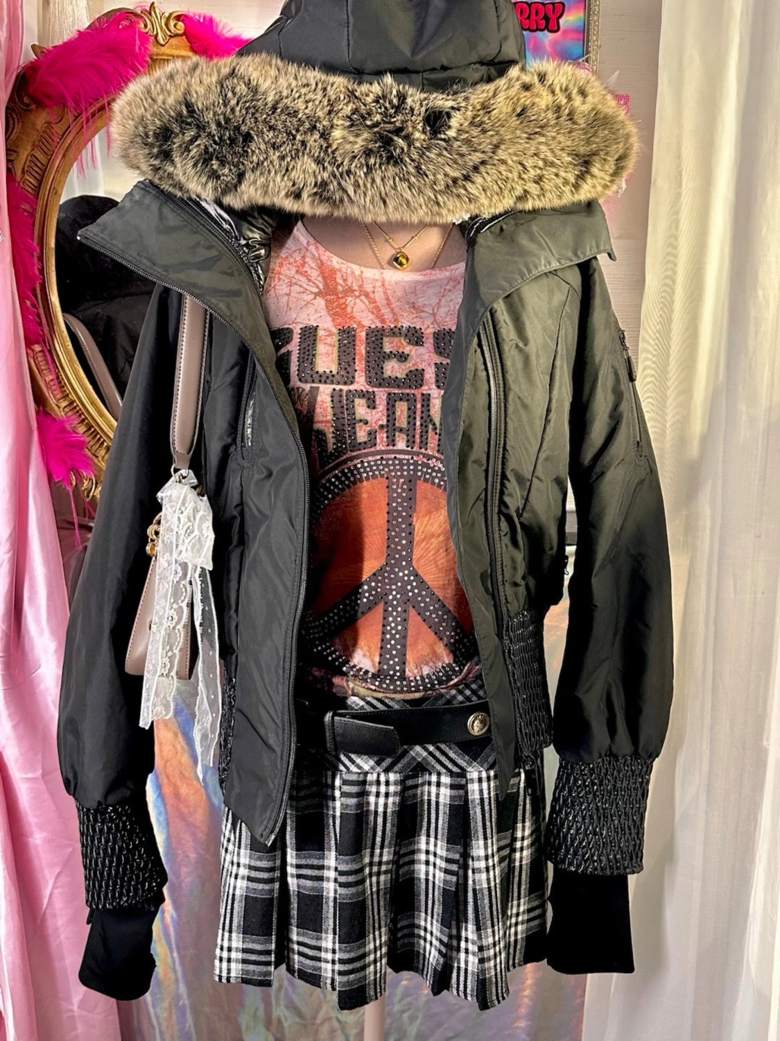 Snygg Y2K Vinterjacka Puffer Jacket