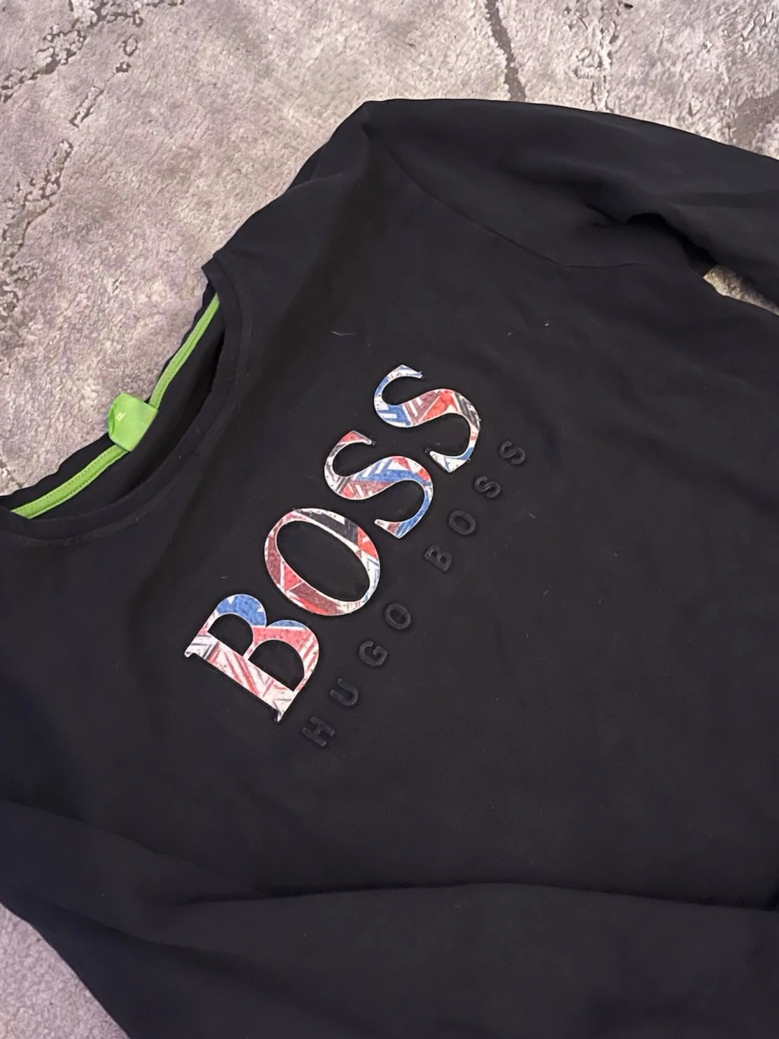 Svart långärmad tröja Hugo Boss - 1