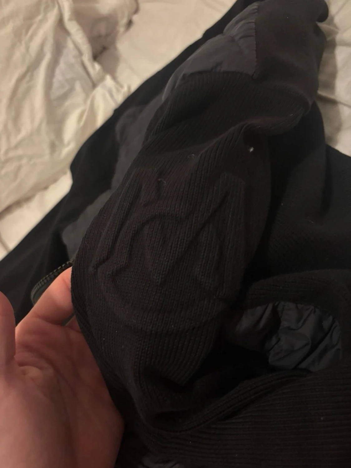 Svart Moncler pufferjacka - 6