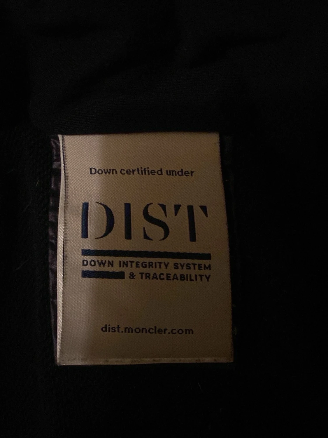 Marinblå Moncler puffercardigan - 4