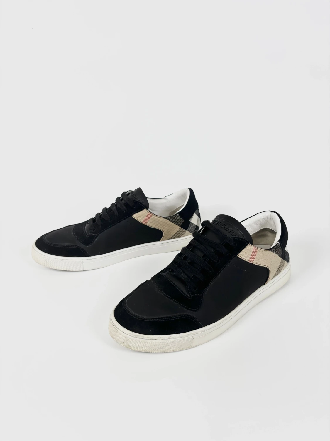 Burberry checked skor - 2