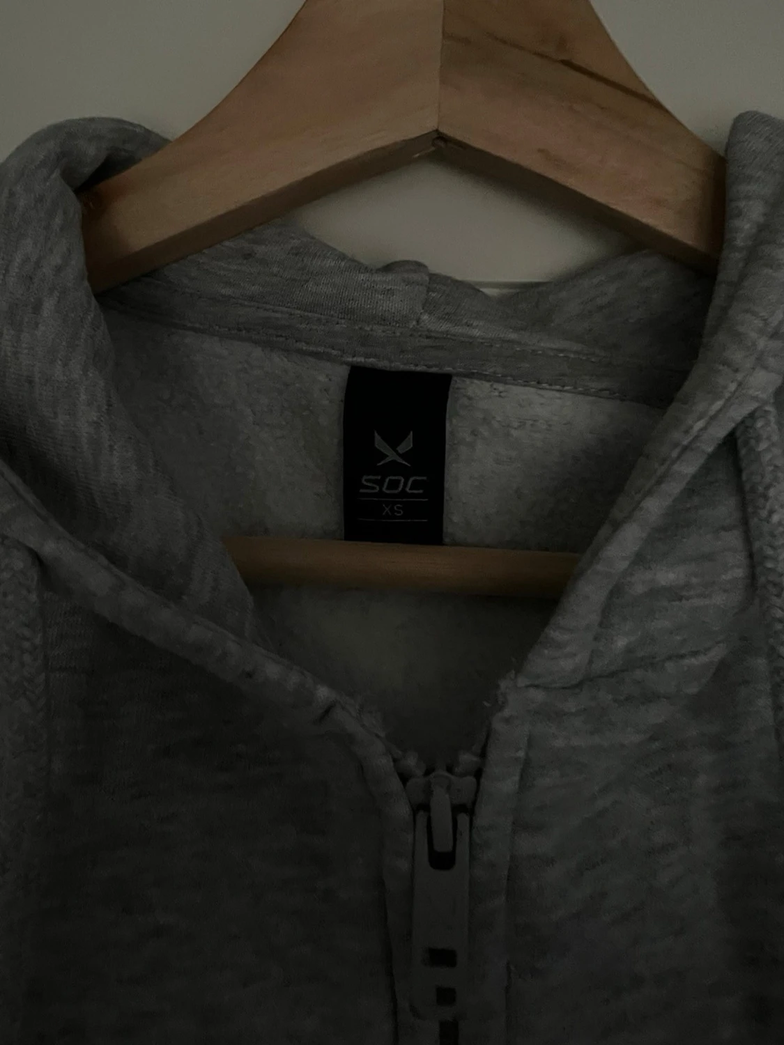 Hoodie med dragkedja - 1