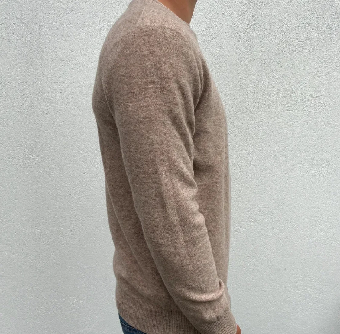 Beige kashmir tröja - 1