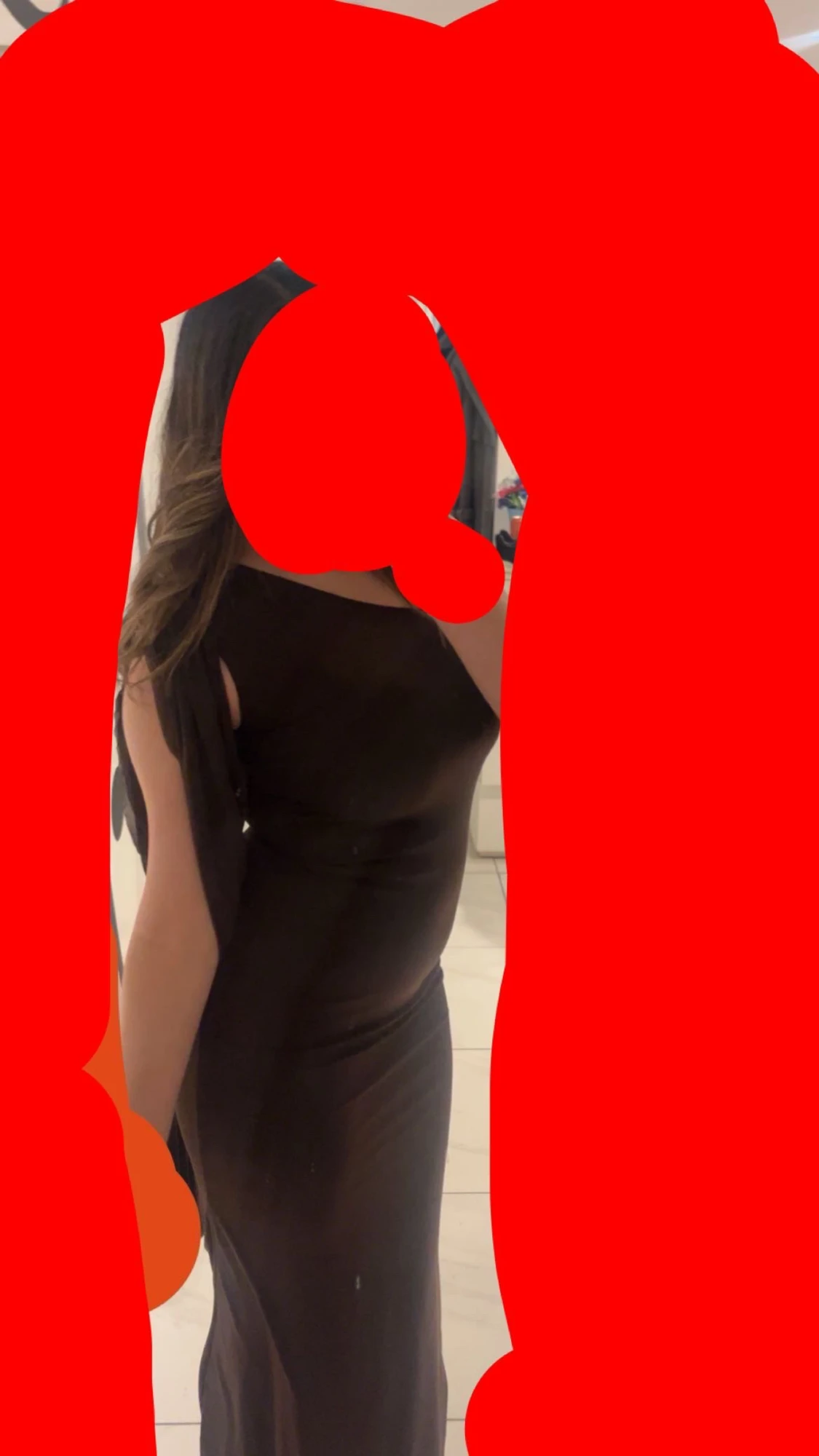 Brun långklänning med oneshoulder den kosta förut 330kr men har sänkt 280kr sänker gärna mer 