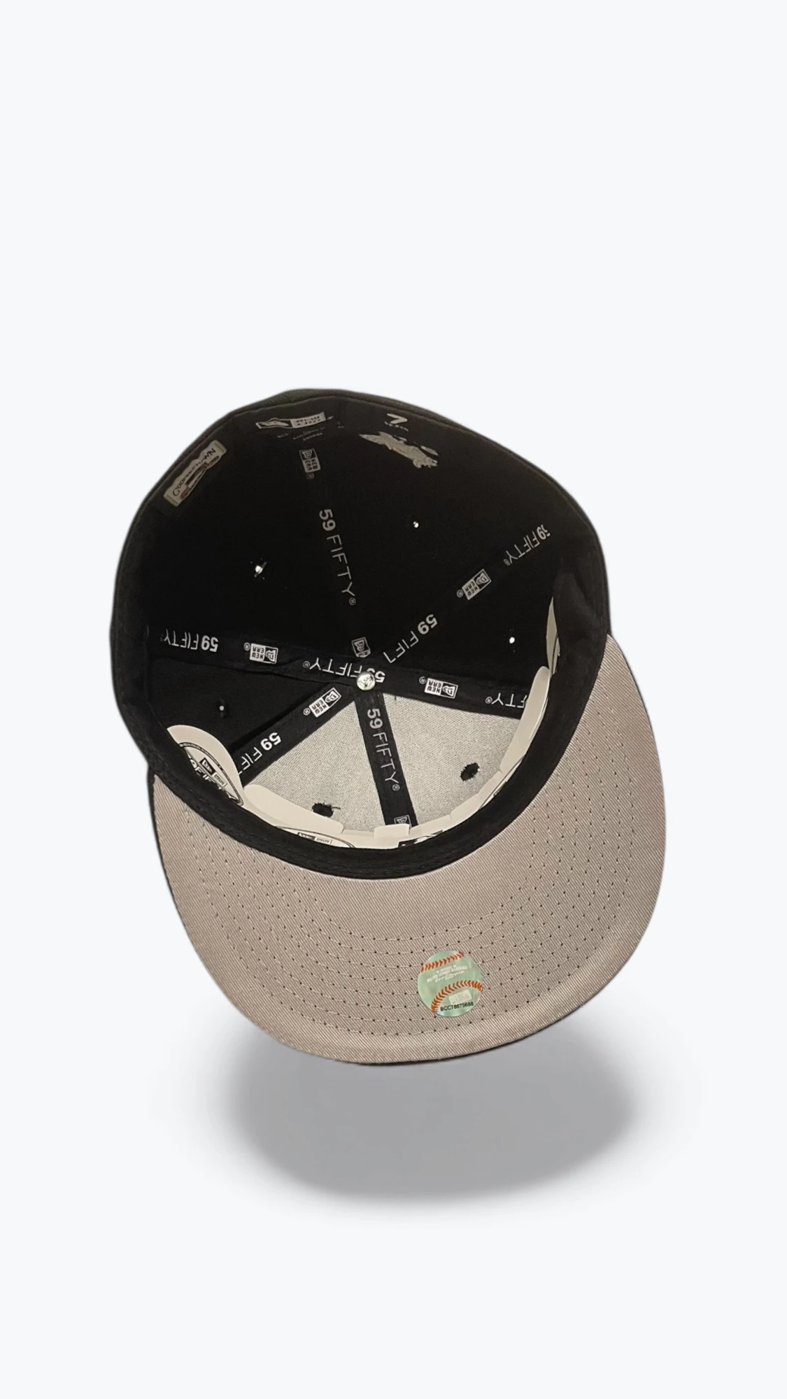 New York Team Heart Blacl Fitted keps New Era 7 55.8 cm  - 2