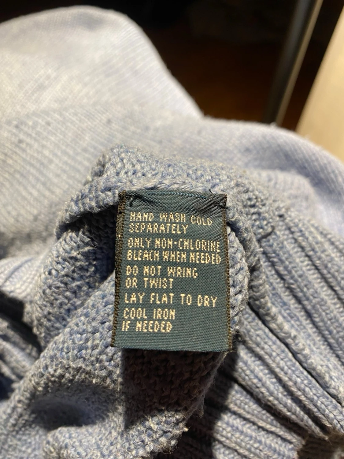 Blå stickad tröja Polo Ralph Lauren - 4