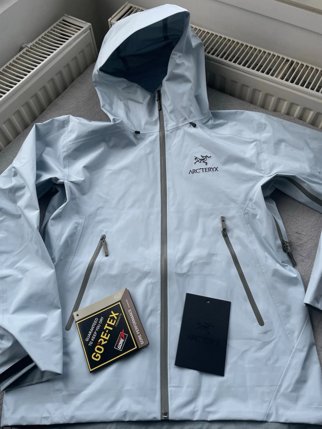 Ljusblå Arc'teryx vindjacka Gore-Tex - 1