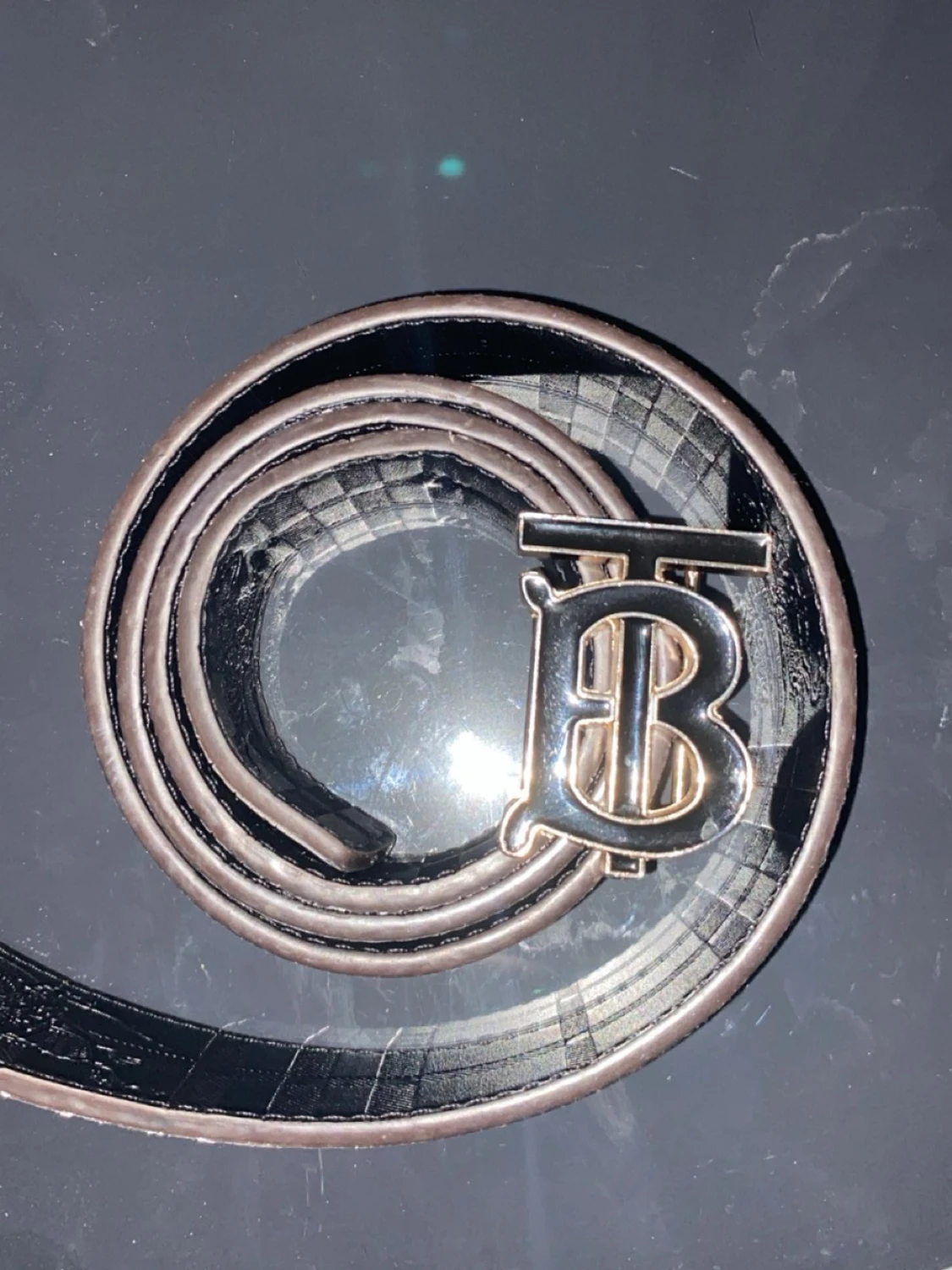 Svart rutig väst från Burberry - 2