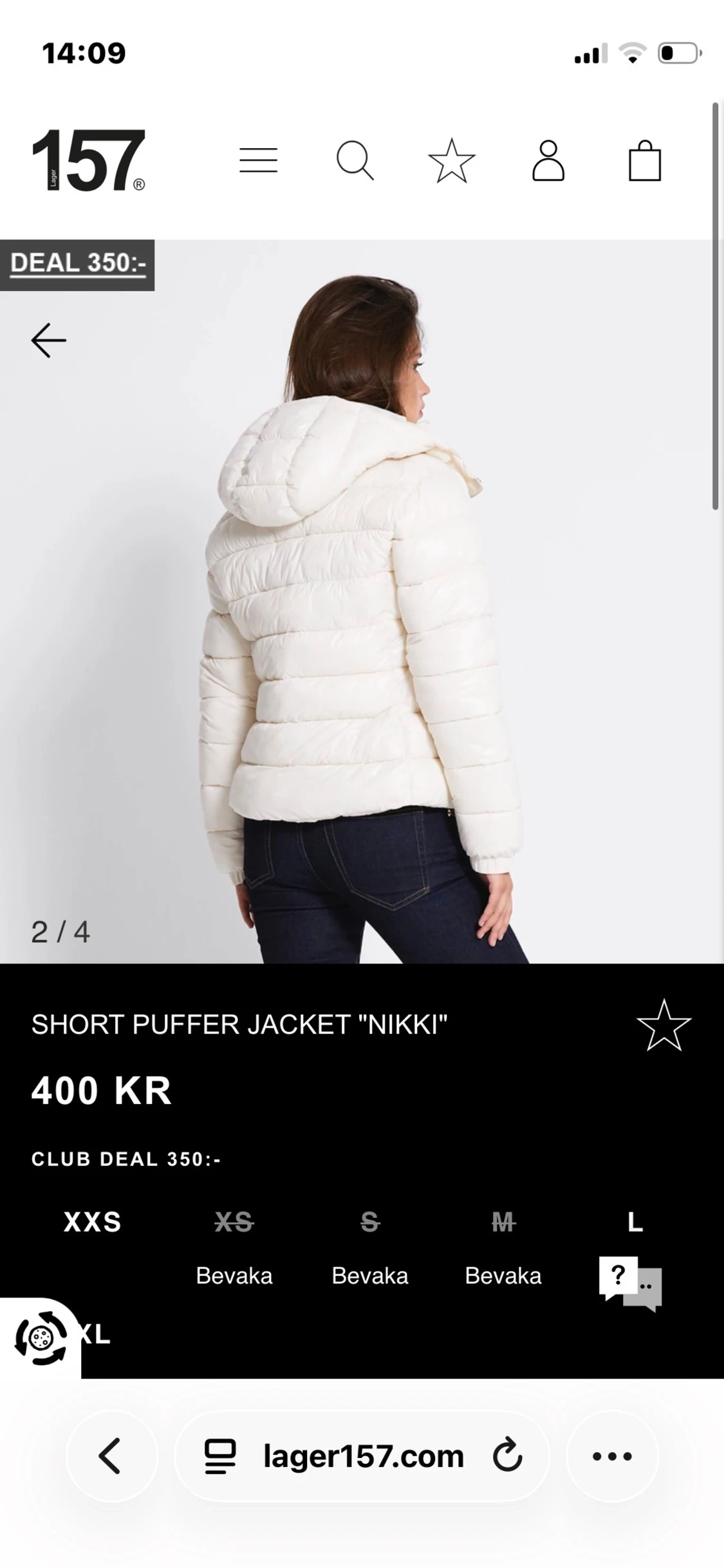 Vit lager 157 jacka  - 1