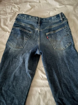 Levis jeans - Snygga blå levis jeans. Sitter fint och passar till mycket. Hsr snyggt mönster på baksidan.
