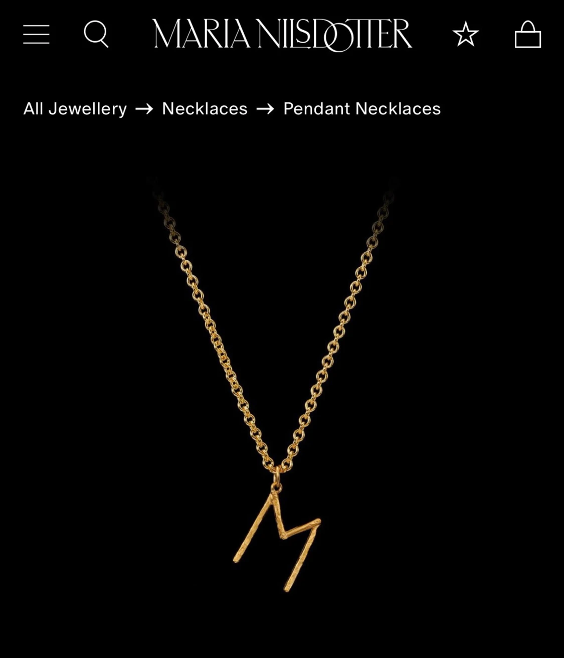 Maria Nilsdotter halsband